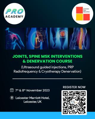 Image Guided Joints, MSK, Spine Injections & Denervation Course 