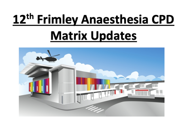 12th Frimley CPD Matrix update 