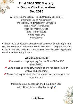 FRCA.Ai - Final FRCA SOE Mastery – Online Viva Course