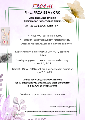 Final FRCA SBA CRQ Aug 2026 Course Flyer