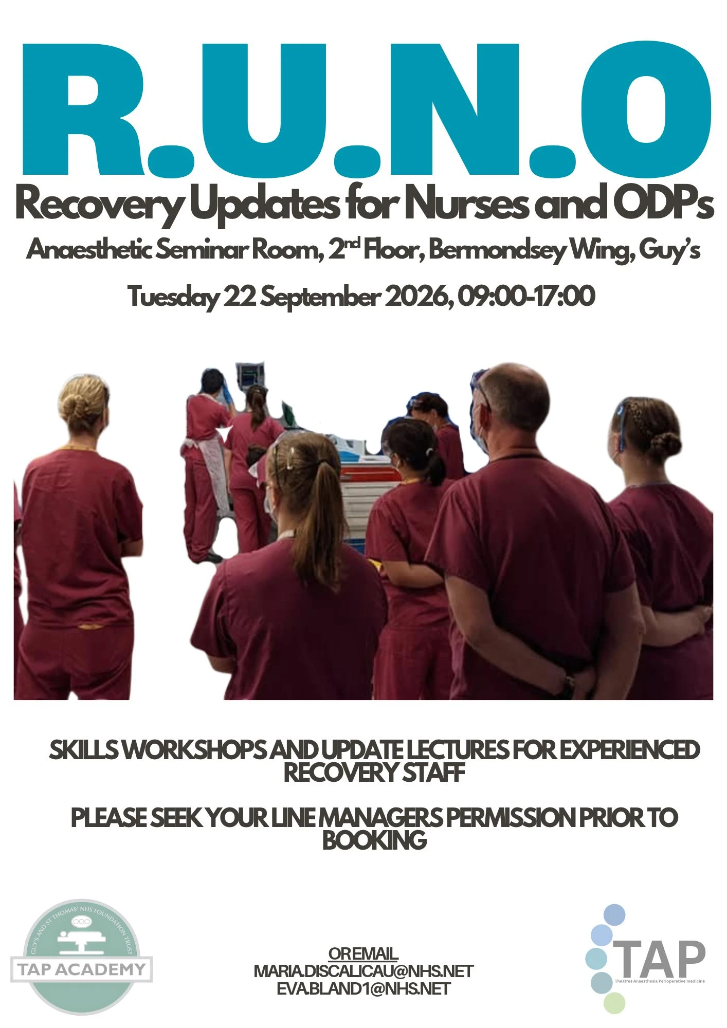 Recovery Updates for Nurses and ODPs
