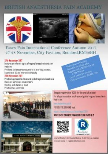 Essex Pain International Conference-Autumn 2017