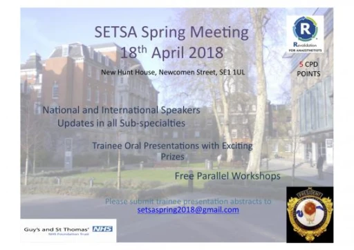 SETSA Spring Meeting 18th April 2018