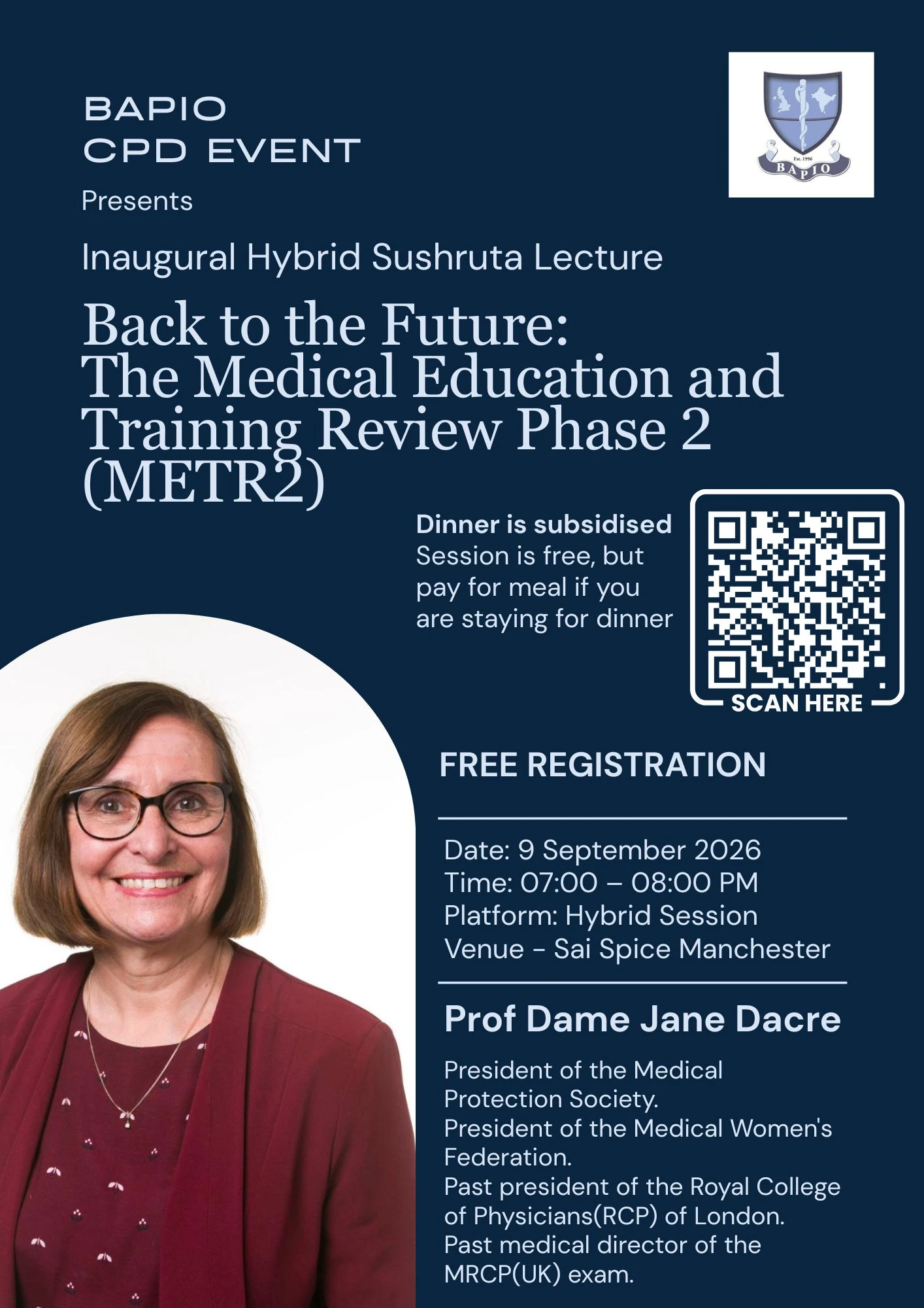 BAPIO Foundation - Sushruta Lecture Series - Inaugural Event Back to the Future (METR2)