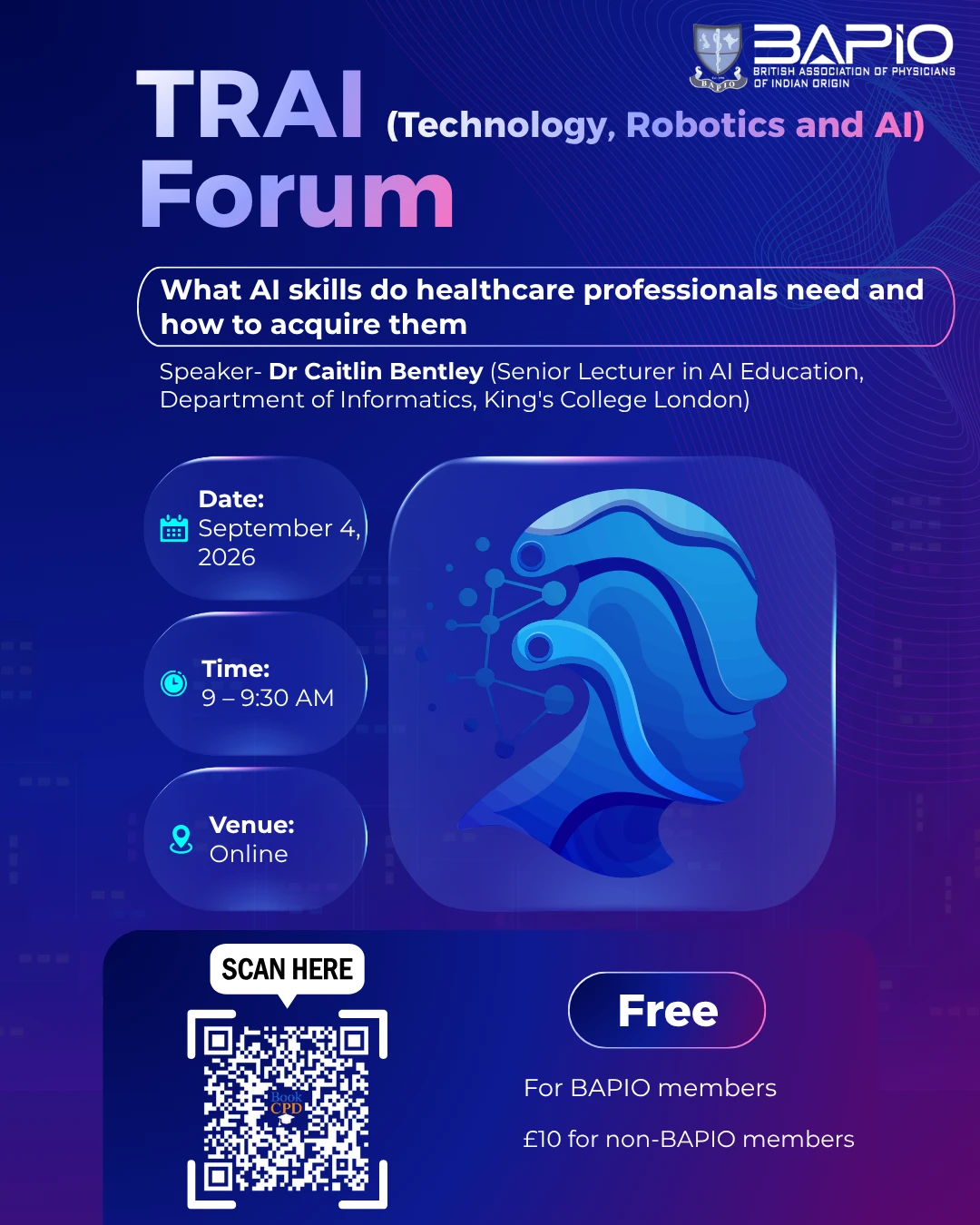 BAPIO Foundation - TRAI Forum Webinar