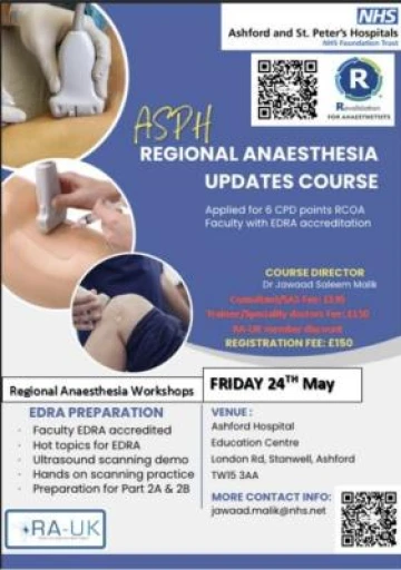 ASPH Regional Anaesthesia Updates Course