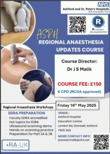 ASPH Regional Anaesthesia Updates Course