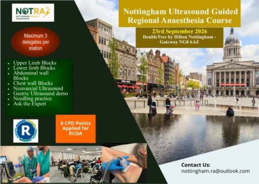 Nottingham Ultrasound Guided Regional Anaesthesia Course