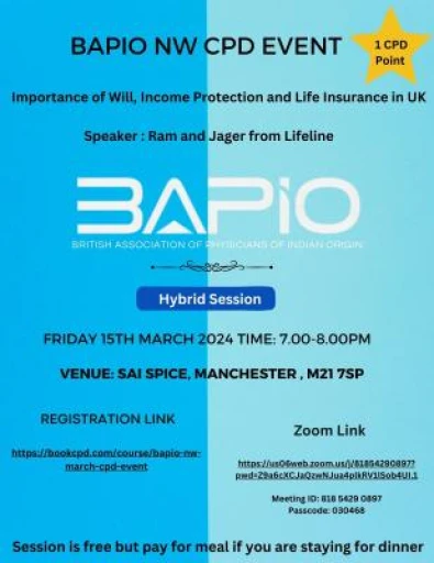 BAPIO NW  March CPD Event