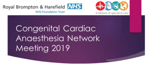 Congenital Cardiac Anaesthesia Network 2019