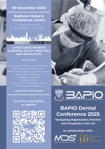 BAPIO - IDO Dental Conference 2025 - London