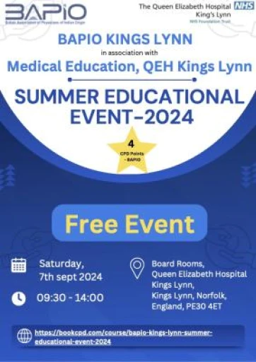 BAPIO Kings Lynn Summer Educational Event-2024