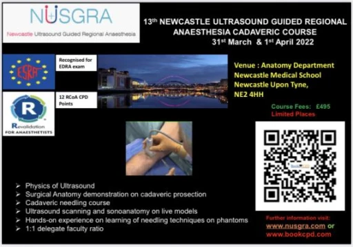13th NUSGRA CADAVER COURSE March 2022