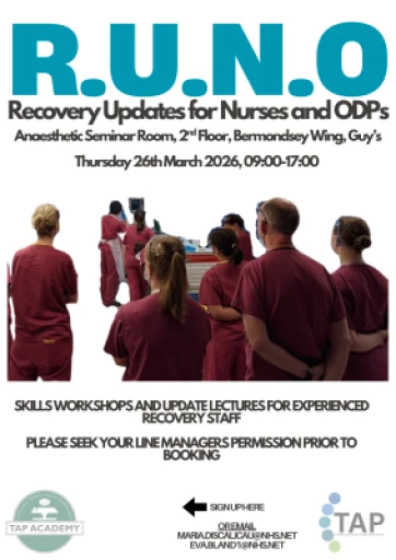 Recovery Updates Nurses and ODPs