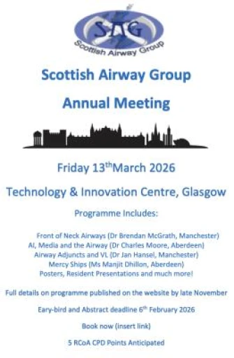 Scottish Airway Group Annual Meeting 2026