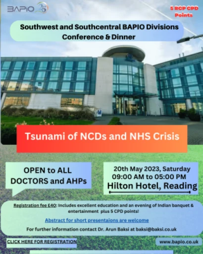 Tsunami of NCDs and NHS Crisis