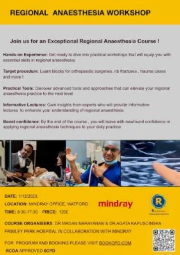 WATFORD  Ultrasound-Guided Regional Anaesthesia Workshop 