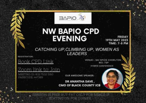 NW BAPIO CPD Evening